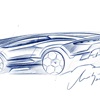Lamborghini Lanzador Concept, 2023 – Design Sketch by Mitja Borkert