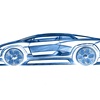 Lamborghini Lanzador Concept, 2023 – Design Sketch by Mitja Borkert