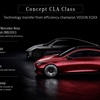 Mercedes-Benz Concept CLA Class, 2023 – Adapting and transferring the know-how gained through the era-defining technology programme, VISION EQXX, and bringing numerous innovations a step closer to series production