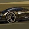 Porsche Mission X Hypercar Concept, 2023 – Design Sketch by Shuichi Yamashita
