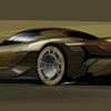Porsche Mission X Hypercar Concept, 2023 – Design Sketch by Shuichi Yamashita