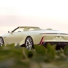 Rear 3/4 view of Cadillac SOLLEI in Manila Cream