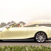 Driver side view of Cadillac SOLLEI concept vehicle in Manila Cream