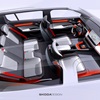 Skoda Epiq Concept, 2024 – Design Sketch – Interior