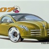 Renault Fiftie, 1996 - Design sketch