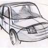 Fiat Ecobasic Concept, 2000 - Design Sketch