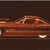 1954 CONCEPT SKETCH BY J.R.SAMSEN FOR 1955 FORD D-523 