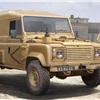 Land Rover Defender 110 Hardtop - Illustration: Vincent Wai - HobbyBoss Model Boxart