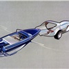 Evinrude Rooney Lakester designed by Brooks Stevens (1970) 