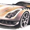 TVR Sagaris (2004): Design sketch