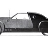 Lincoln Continental (1941): Raymond Loewy - Original design sketch