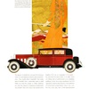 Cadillac V-12 Ad (October, 1931): Five-Passenger Town Sedan, with coachwork by Fisher and interior executed by Fleetwood - Illustrated by Leon Benigni