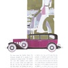 Cadillac V-8 Ad (1931): Five-Passenger Sedan, with coachwork by Fisher - Illustrated by Leon Benigni