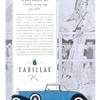 Cadillac V-12 Ad (March–April, 1932): Convertible Coupe - Illustrated by Robert Fawcett