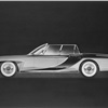 Scimitar Town Car Phaeton Rendering by Brooks Stevens, 1958