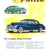 Pontiac Torpedo Sport-Coupe/DeLuxe Streamliner Sedan-Coupe Ad (1948): Not a single thing lacking!