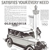 Oldsmobile Six DeLuxe Coach Ad (October, 1926): Gratifies your finer tastes, satisfies your every need - Illustrated by Fred Cole