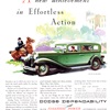 Dodge Six Sedan Ad (April, 1932) - Illustrated by Fred Cole