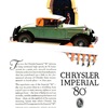 Chrysler Imperial "80" Ad (April, 1927): Roadster - Illustrated by Frank Quail