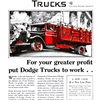 Dodge Brothers Trucks Ad (July, 1929) - Illustrated by Fred Cole