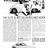 Lotus Elite Coupe Ad (February, 1962) - The Elite Is Not Delivered Race-Ready