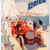 Lozier Touring Car Ad (July, 1911): At the seashore... you find the Lozier - Illustrated by George Gibbs