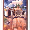 Lozier Touring Car Ad (1912): In foreign lands... you find the Lozier - the choice of 'Men Who Know' - Illustrated by René Vincent
