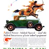 Pontiac Six Ad (September, 1928): Cabriolet, Body by Fisher - Added Power, Added Speed and the Added Smartness of wire wheel equipment