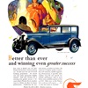Pontiac Six Ad (July, 1928): 4-Door Sedan - Better than ever and winning even greater success