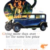 Pontiac Six Ad (October, 1928): 4-Door Sedan - Giving more than ever for the same low price