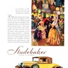 Studebaker Commander Convertible Cabriolet for Four Ad (March, 1929): Bal Masque at the Beach and Tennis Club. Palm Beach, Florida - Illustrated by Harry Laverne Timmins