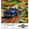 Chevrolet Trucks Ad (October, 1950): Illustrated by Peter Helck