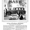 Nash Advanced Six 4-Door Coupe Ad (April, 1927): A Car of Exclusive Smartness