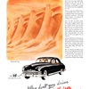 1949 Kaiser De Luxe Sedan Ad (September, 1948): Bonneville Dam / There’s a thrill in accomplishment 