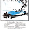 Jordan Playboy Roadster Ad (August, 1926): On the road to Everywhere - Illustrated by Fred Cole