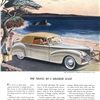 Lincoln-Zephyr V-12 Cabriolet Ad (April, 1940): For travel on a grander scale