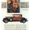 Packard Victoria Sedan Ad (March, 1928) – Before men learned acid plating in the 15th century, precious metals were dissolved in mercury and applied as a liquid, the quicksilver then being evaporated in a furnace