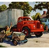 Mack Trucks Ad (October, 1955): It Takes More Than A Bulldog To Make A Mack - Illustrated by Woodi Ishmael