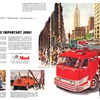 Mack Ad (September, 1957): Mack Handle the Important Jobs! - Illustrated by Woodi Ishmael