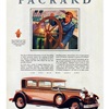 Packard Eight Ad (June–July, 1929) - Over uncharted seas New England clipper ships sought and found a rich commerce — establishing permanent trade routes