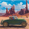 1927 Nash Four-Passenger Roadster: The Navajo Indians - Illustrated by Harry Anderson