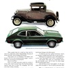 Ford Pinto 2-Door-Sedan and 1930 Model A Deluxe Coupe Ad (1972) - We've invented the small sensible solid American car all over again.