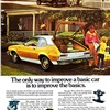 Ford Pinto Runabout Ad (1973–1974) - The only way to improve a basic car is to improve the basics.