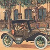 1911 Maxwell 4 cyl., 29 H.P. Roadster - Illustrated by Leslie Saalburg