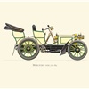 1900 Mercedes 35 PS - Illustrated by Hans A. Muth