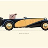 1933 Delage D8 SS 100 - Illustrated by Hans A. Muth