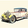 1928 Audi R - Illustrated by Klaus Bürgle