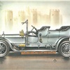 1906 Rolls-Royce 40/50 HP Silver Ghost: Illustrated by Piet Olyslager