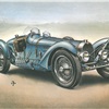 1934 Bugatti Type 59, Chassis # 59124, Reg. LPG 211: Illustrated by Piet Olyslager