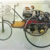 1886 Benz — First vehicle powered by gasoline fuel: Illustrated by Robert M. Moyer